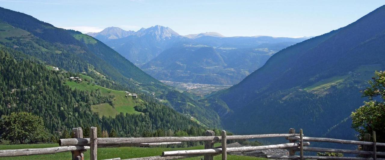 Ferienwohnung Maiernhof Bauernhof Ultental Sankt Pankraz Eksteriør bilde