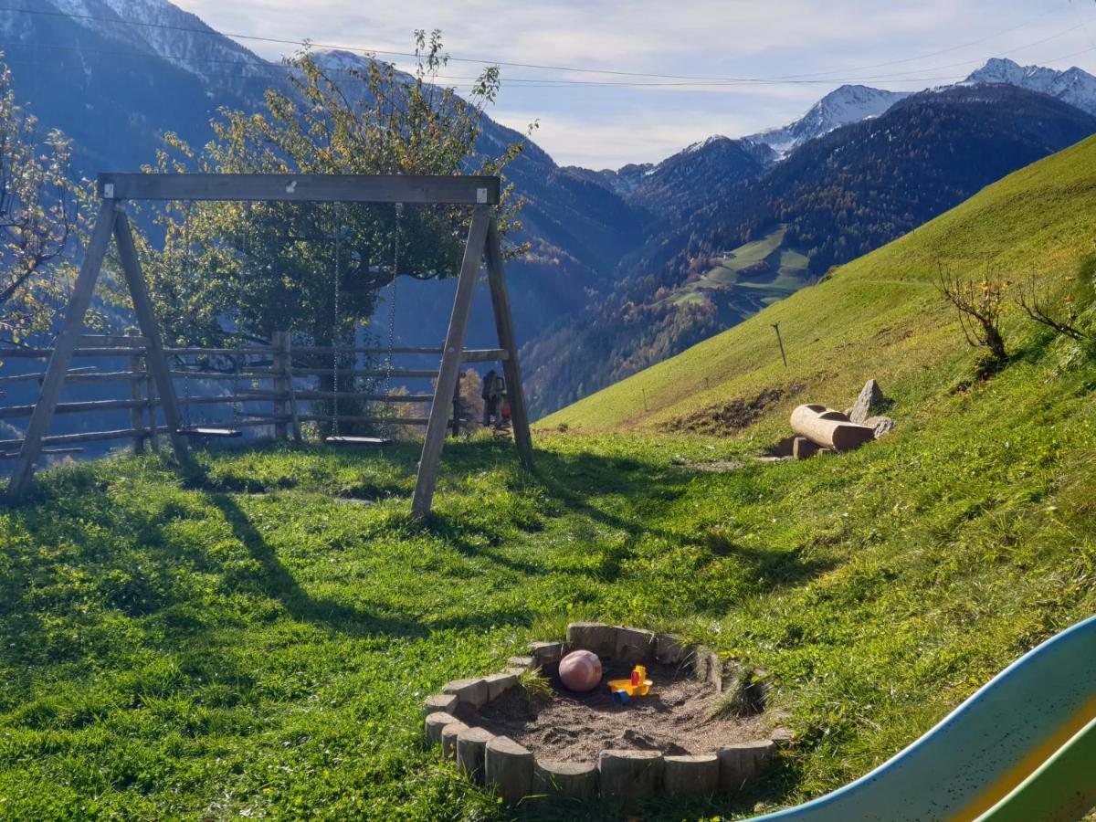Ferienwohnung Maiernhof Bauernhof Ultental Sankt Pankraz Eksteriør bilde